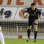 Navarro en el último encuentro jugado en Los Pajaritos ante Las Palmas. / V. Guisande-