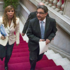 Alicia Sánchez-Camacho, junto a Enric Millo, el miércoles en el Parlament.-Foto: FERRAN SENDRA