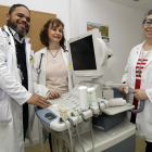 El equipo de neurología lo componen tres médicos, Francisco Javier Rodríguez, Catalina Jiménez y Ángela María Gutiérrez.-Luis Ángel Tejedor