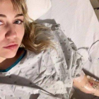 Miley Cyrus, en el hospital.-INSTAGRAM