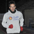 Alberto Lozano fue segundo en la prueba de los 5.000 metros. / VALENTÍN GUISANDE-