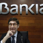 Goirigolzarri, durante la presentación de los resultados de Bankia el 2016.-EMILIO NARANJO