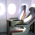 Imagen virtual de la nueva clase Turista Premium de Iberia.-EL PERIÓDICO