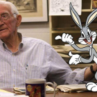 Robert Bob Givens y su famoso conejo.-EL PERIÓDICO