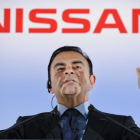 Ghosn está acusado en Japón de ocultar presuntamente a las autoridades remuneraciones pactadas con Nissan.-AFP