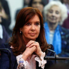 Cristina Fernández durante el juicio en su contra en Argentina.-REUTERS