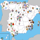 Así queda el mapa de la Segunda Federación con los 90 equipos entre los que se encuentra el Numancia.