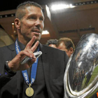Diego Pablo Simeone será uno de los presentes en el homenaje a Jesús Gil en El Burgo. -