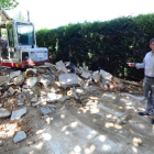 Javier Antón visitó ayer las obras.-Álvaro Martínez