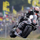 Zarco, durante la prueba de Moto2 del Gran Premio de Brno, este domingo.-REUTERS