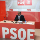 El secretario general del PSOE soriano, Luis Rey.