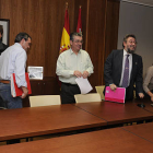 García, Sanz, Borque, De la Casa, Gámez y cabezas. / VALENTÍN GUISANDE-