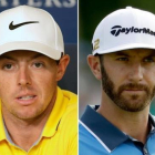 Jordan Spieth, Rory McIlroy, Dustin Johnson y Jason Day.-AP