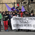 Manifestación de ayer. VALENTÍN GUISANDE-