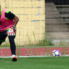 Munir es junto a Unai Medina el jugador de la plantilla del Numancia que más cotiza en el mercado.-Álvaro Martínez