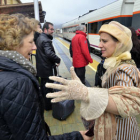 Llegada del tren machadiano a Soria. / A. MARTÍNEZ-