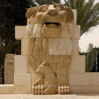La estatua del león, del siglo I a.C., que el Estado Islámico ha destruido en Palmira (Siria).-Foto: MAPPO / WIKIPEDIA