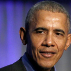 El expresidente de EEUU Barack Obama, en una reciente conferencia sobre el cambio climático.-CHARLES REX ARBOGAST