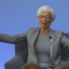 Christine Lagarde el jueves en Londres.-AP / FRANK AUGSTEIN