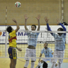 El Río Duero fue de más a menos ante Ibiza y se aleja del play off.-María Ferrer