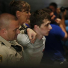 Michael Sandford en el momento de su detención en el casino Treasure Island de Las Vegas.-AP / JOHN LOCHER