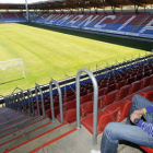 El técnico del Numancia, Pablo Machín. / ÁLVARO MARTÍNEZ-
