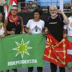 Manifestación de la CUP el día de la Diada.-ATLAS