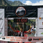 Daniel Amat entra victorioso en la meta de Benasque-PRAMES