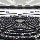 El Parlamento Europeo, durante una sesión plenaria en Estrasburgo.-JEAN-FRANÇOIS BADIAS (AP)