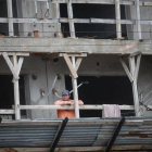 Una casa en construcción en Buenos Aires.-EFE