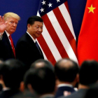 Donald Trump y Xi Jinping en una reunión oficial.-REUTERS