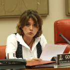 La ministra de Justicia, Dolores Delgado. El Gobierno ultima la contratación de un bufete en Bélgica para la defensa de Llarena.-PAOLO AGUILAR (EFE