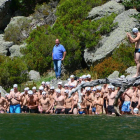 La Travesía a la Laguna Negra batía el año pasado el récord de participación.-Álvaro Martínez