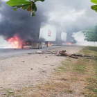 Protestas sociales en Honduras en contra del presidente, Juan Orlando Hernández.-EL PERIÓDICO