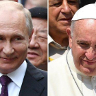 Putin y el papa Francisco.-EFE
