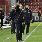 El entrenador del Numancia, Jagoba Arrasate.-MARÍA FERRER