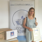 Laura Álvaro, una de las dos ganadoras del concurso de Compra en Soria. HDS