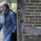 La primera ministra británica Theresa May durante el 10 de marzo.-DANIEL LEAL OLIVAS (AFP)