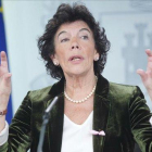 La portavoz del Gobierno, Isabel Celaá.-JOSÉ LUIS ROCA