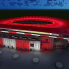 Recreación del Wanda Metropolitano, el próximo estadio del Atlético de Madrid.-