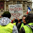 Protesta de los chalecos amarillos en Lille, en el norte de Francia.-PHILIPPE HUGUEN (AFP)