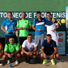 Las cuatro primeras parejas clasificadas en el Torneo de frontenis de Pozalmuro. HDS