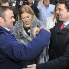 Miguel Bonilla y María José Jiménez con Alfonso Fernández Mañueco-V.G.