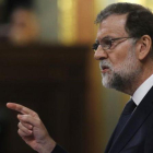 Mariano Rajoy, en el Congreso de los Diputados.-EFE / JUAN CARLOS HIDALGO
