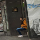 Carteles electorales de Pedro Sánchez y Mariano Rajoy de la campaña del 20-D.-Alvaro Barrientos / AP