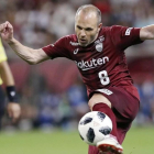 Andrés Iniesta, en Japón.-