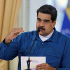 El presidente de Venezuela Nicolás Maduro durante un discurso televisivo.-AFP / VENEZUELAN PRESIDENCY