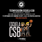 Cartel de la Escuela de Tecnificación del CSB.