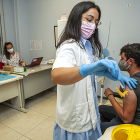 Vacunación contra el Covid a los jóvenes sorianos. MARIO TEJEDOR WEB