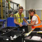 Gestión de paquetes en las instalaciones de Amazon en Castellbisbal.-RICARD FADRIQUE